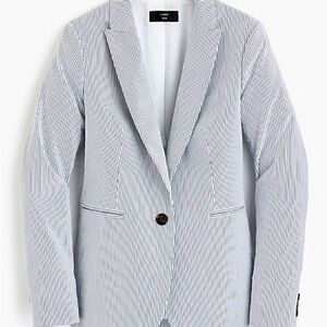 JCrew 365 Parke Blazer in Stretch /Seersucker (Size 6)